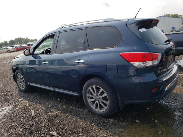 5N1AR2MM1EC725675 - 2014 NISSAN PATHFINDER S BLUE photo 2