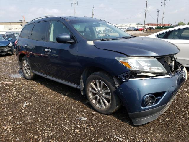 5N1AR2MM1EC725675 - 2014 NISSAN PATHFINDER S BLUE photo 4