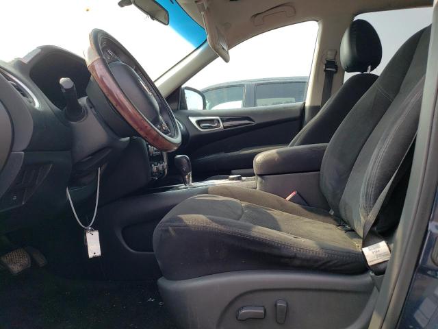 5N1AR2MM1EC725675 - 2014 NISSAN PATHFINDER S BLUE photo 7