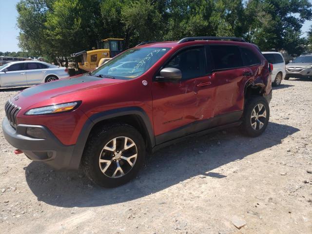 1C4PJMBS8FW780546 - 2015 JEEP CHEROKEE TRAILHAWK RED photo 1