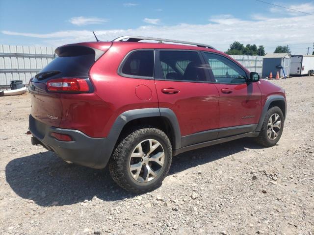 1C4PJMBS8FW780546 - 2015 JEEP CHEROKEE TRAILHAWK RED photo 3