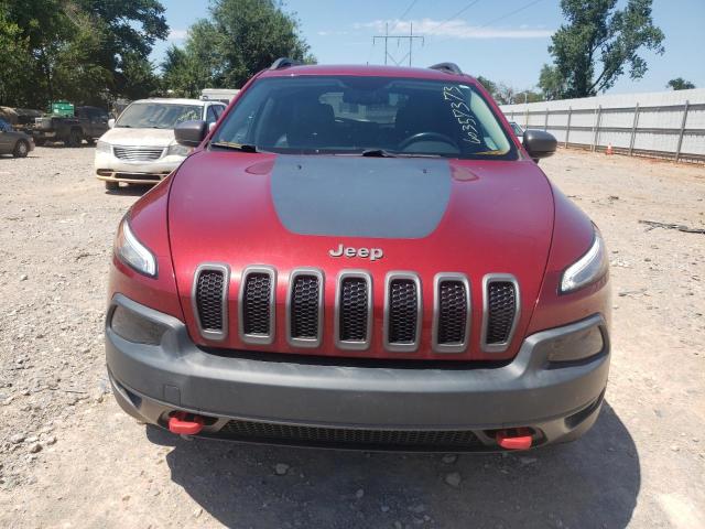 1C4PJMBS8FW780546 - 2015 JEEP CHEROKEE TRAILHAWK RED photo 5