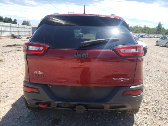 1C4PJMBS8FW780546 - 2015 JEEP CHEROKEE TRAILHAWK RED photo 6