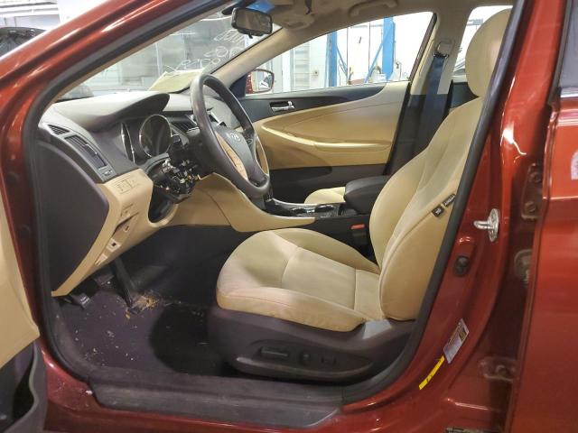 5NPEB4AC5DH721648 - 2013 HYUNDAI SONATA GLS MAROON photo 7