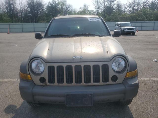 1J4GL48K76W241637 - 2006 JEEP LIBERTY SPORT თაფლისფერი ფოტო 5