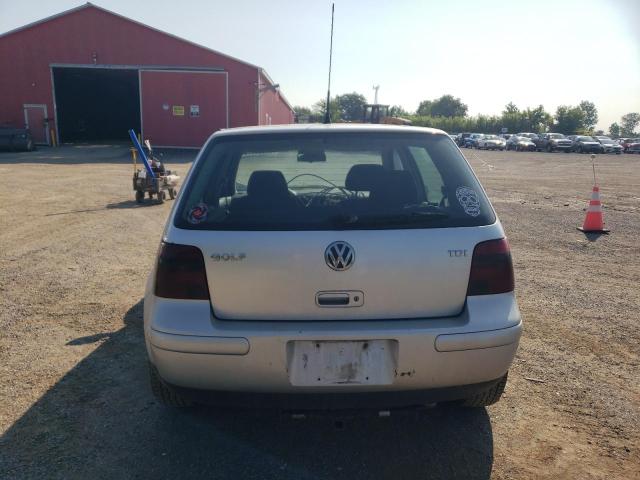 9BWGR21J064017492 - 2006 VOLKSWAGEN GOLF GLS TDI SILVER photo 6