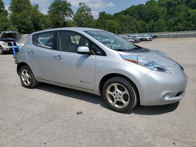 JN1AZ0CP1CT021481 - 2012 NISSAN LEAF SV SILVER photo 4