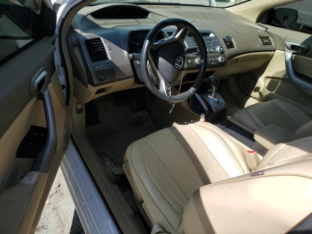 2HGFG12938H558134 - 2008 HONDA CIVIC EXL WHITE photo 8