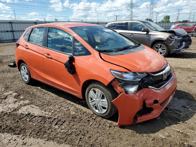 3HGGK5H48LM710912 - 2020 HONDA FIT LX ORANGE photo 4