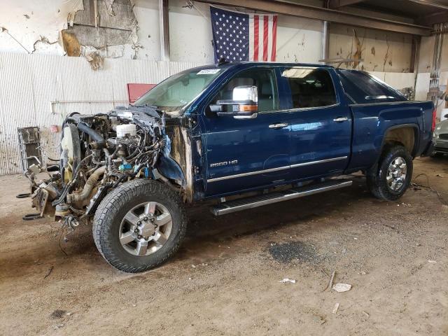 1GT12REY2KF139340 - 2019 GMC SIERRA K2500 SLT BLUE photo 1