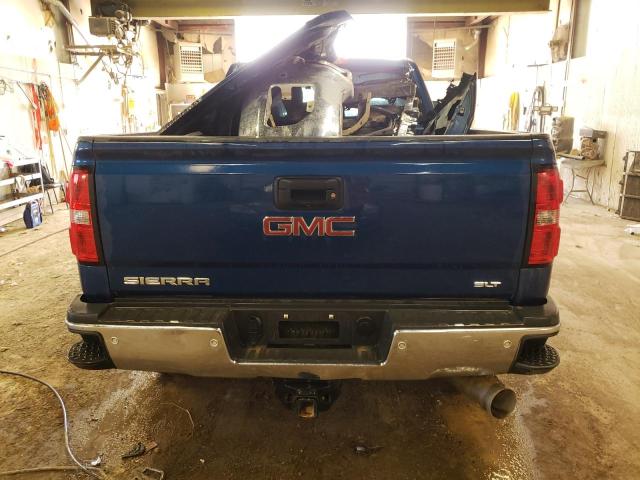 1GT12REY2KF139340 - 2019 GMC SIERRA K2500 SLT BLUE photo 6