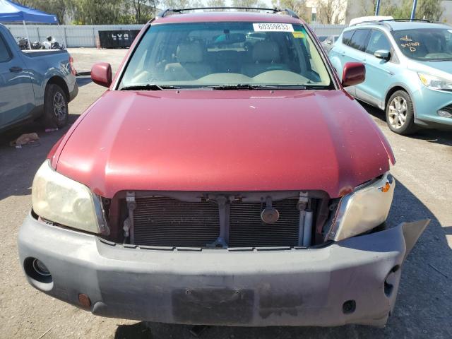 JTEDP21A070139146 - 2007 TOYOTA HIGHLANDER SPORT BURGUNDY photo 5