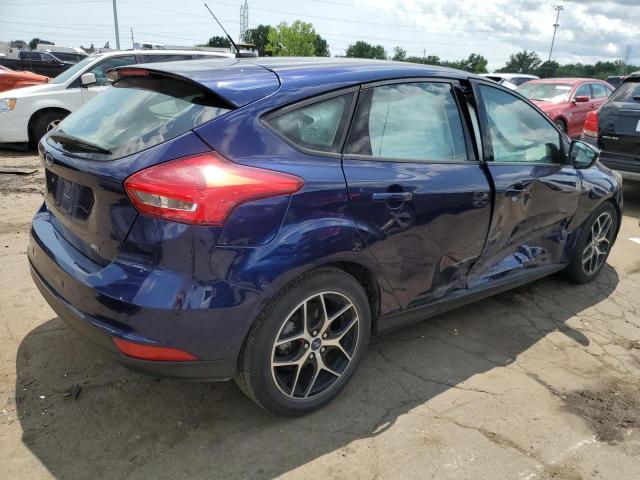 1FADP3M20HL302611 - 2017 FORD FOCUS SEL BLUE photo 3