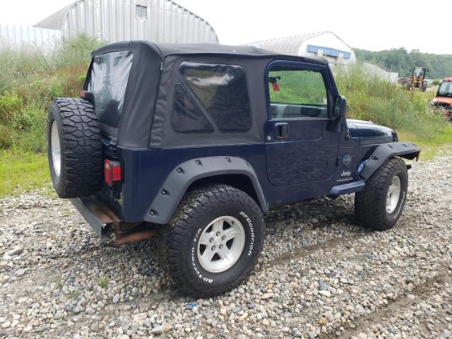 1J4FA39S45P363231 - 2005 JEEP WRANGLER X BLUE photo 3