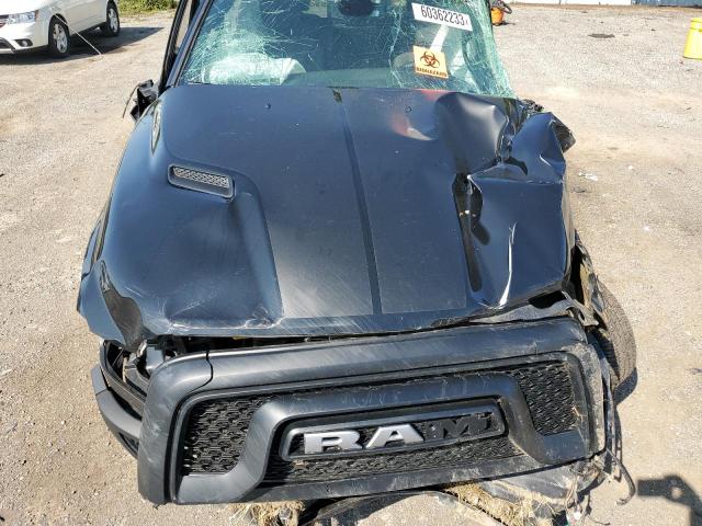 1C6RR7GT0NS193064 - 2022 RAM 1500 CLASS SLT BLACK photo 11