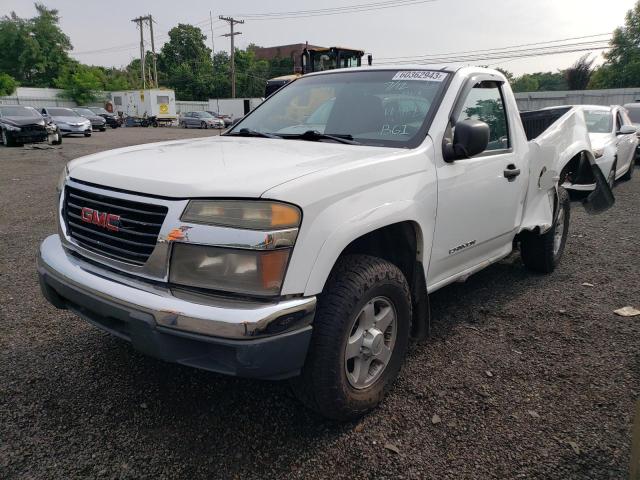 1GTDT146558226167 - 2005 GMC CANYON WHITE photo 1