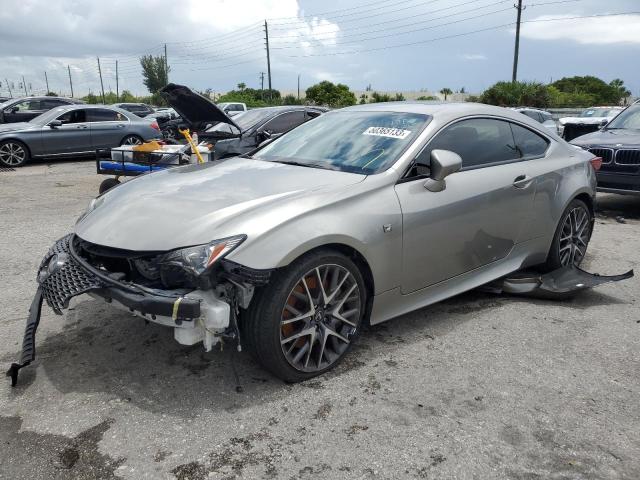 JTHHA5BC9H5004971 - 2017 LEXUS RC 200T TAN photo 1