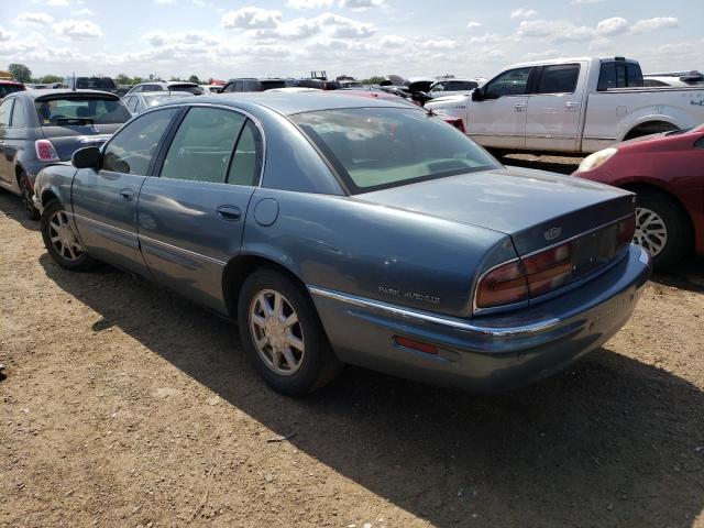 1G4CW54K114296138 - 2001 BUICK PARK AVENU BLUE photo 2