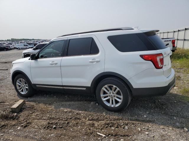 1FM5K7D81HGB43496 - 2017 FORD EXPLORER XLT WHITE photo 2