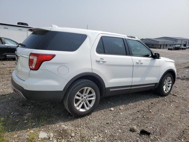 1FM5K7D81HGB43496 - 2017 FORD EXPLORER XLT WHITE photo 3