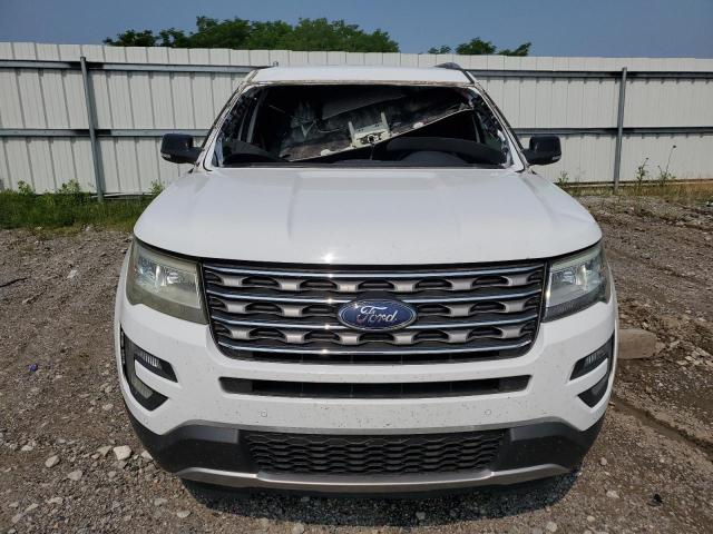 1FM5K7D81HGB43496 - 2017 FORD EXPLORER XLT WHITE photo 5