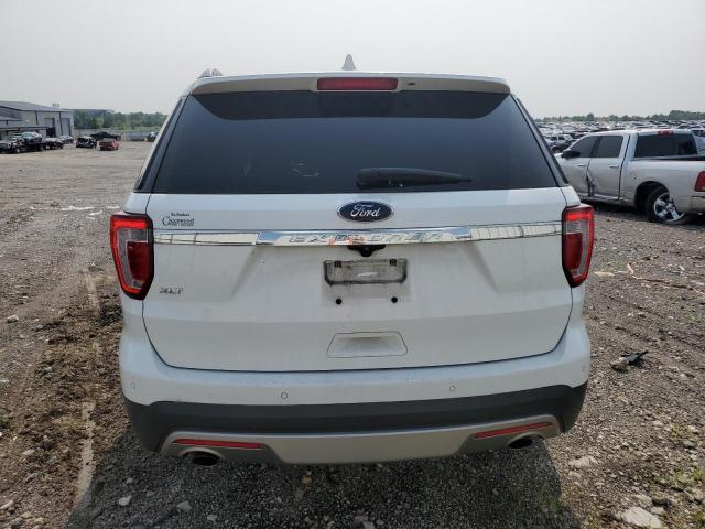 1FM5K7D81HGB43496 - 2017 FORD EXPLORER XLT WHITE photo 6