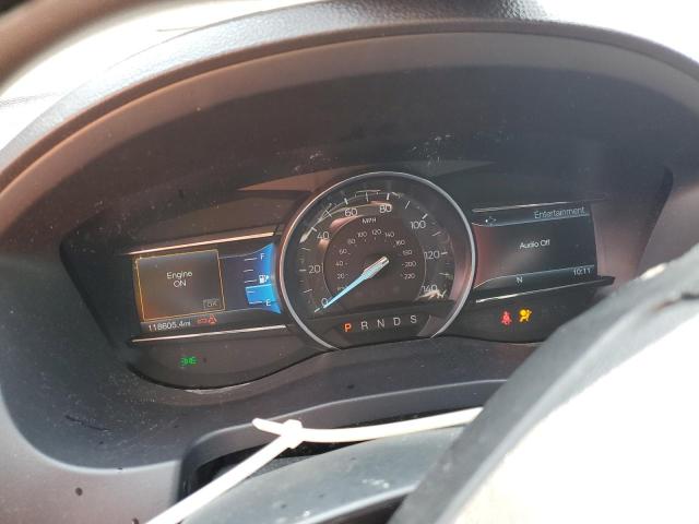 1FM5K7D81HGB43496 - 2017 FORD EXPLORER XLT WHITE photo 9