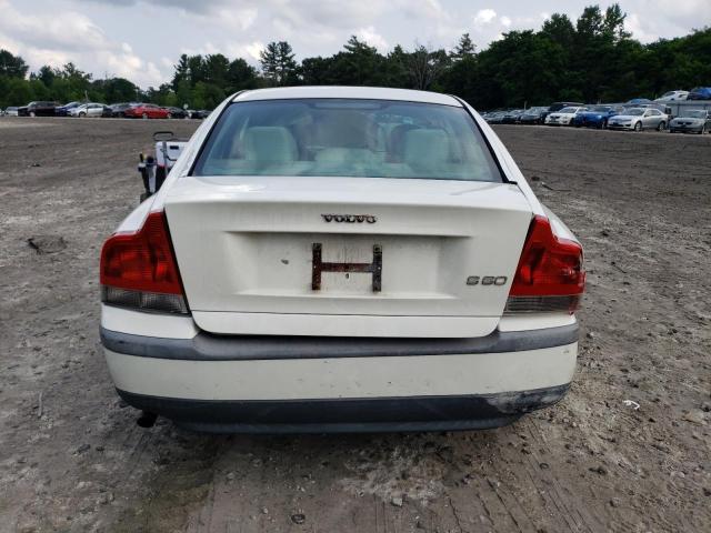 YV1RS61RX22129348 - 2002 VOLVO S60 WHITE photo 6