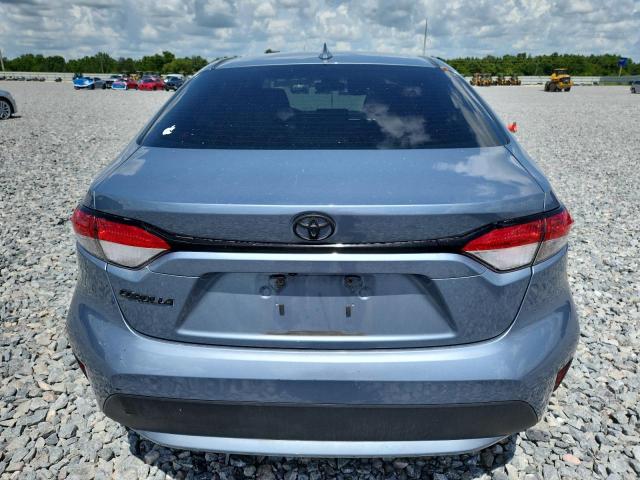 5YFEPRAE0LP037818 - 2020 TOYOTA COROLLA LE BLUE photo 6