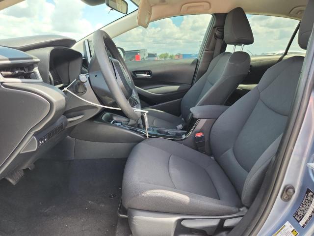 5YFEPRAE0LP037818 - 2020 TOYOTA COROLLA LE BLUE photo 7