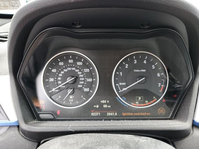 WBXHT3C34H5F80097 - 2017 BMW X1 XDRIVE28I BLUE photo 9