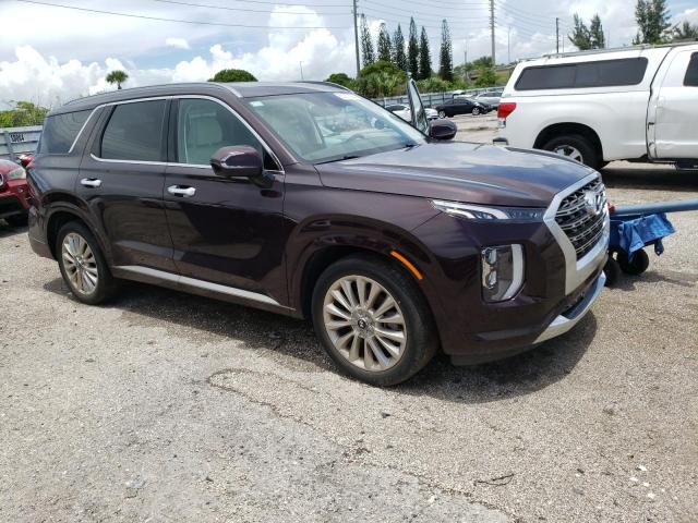 KM8R54HE1LU061754 - 2020 HYUNDAI PALISADE LIMITED BURGUNDY photo 4