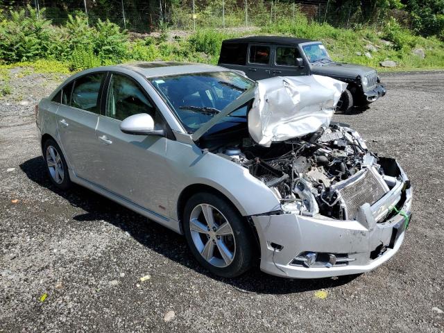 1G1PF5SB3D7133804 - 2013 CHEVROLET CRUZE LT SILVER photo 4