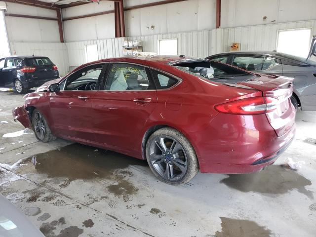 3FA6P0VP9HR120862 - 2017 FORD FUSION SPORT BURGUNDY photo 2