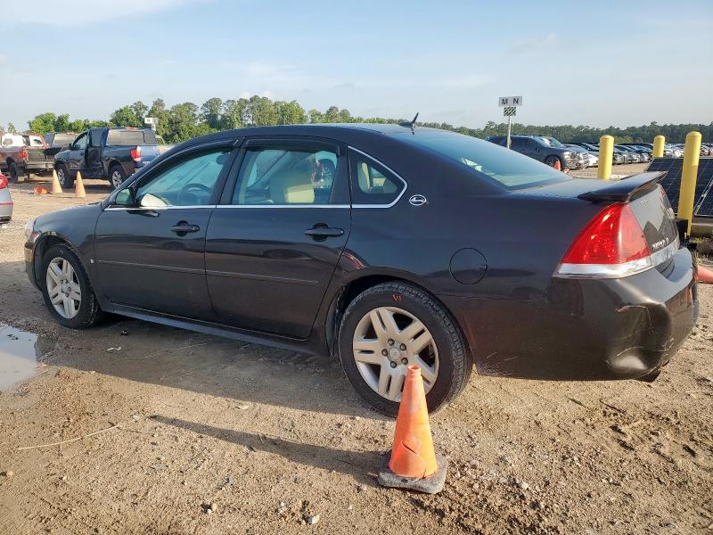 2G1WC57M091250517 - 2009 CHEVROLET IMPALA 2LT BLACK photo 2