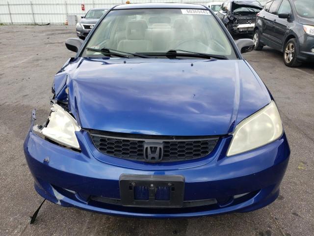 1HGEM22144L046285 - 2004 HONDA CIVIC DX VP Mavi foto 5
