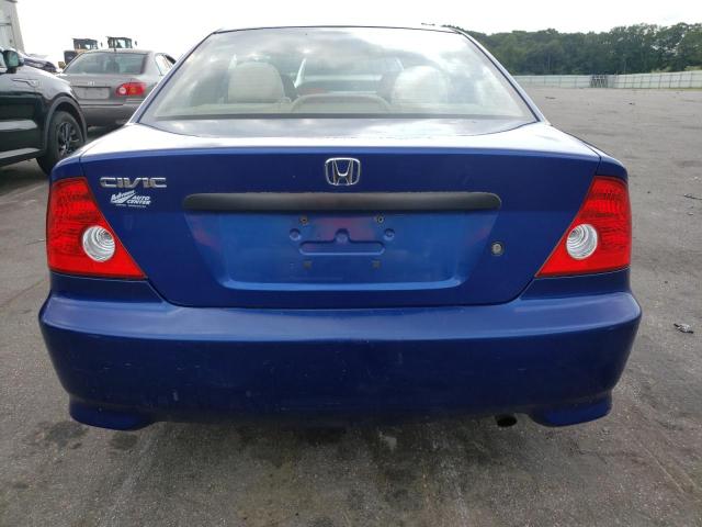1HGEM22144L046285 - 2004 HONDA CIVIC DX VP Mavi foto 6