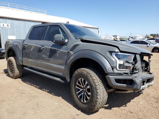 1FTFW1RG7LFB79489 - 2020 FORD F150 RAPTOR GRAY photo 4