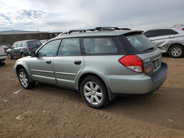 4S4BP61C197342590 - 2009 SUBARU OUTBACK 2.5I GREEN photo 2