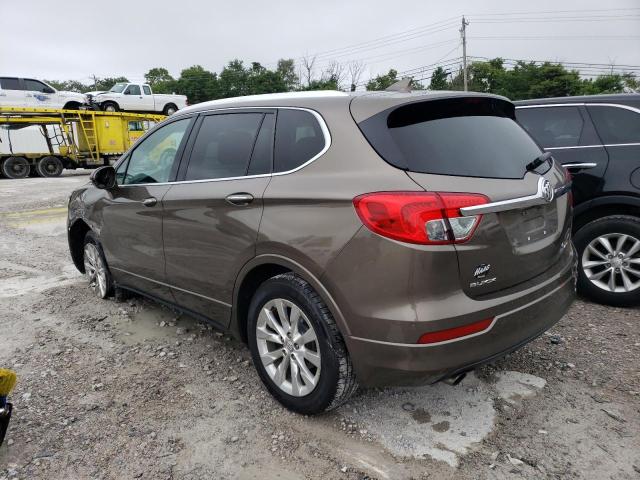 LRBFXBSA9HD041348 - 2017 BUICK ENVISION ESSENCE Շագանակագույն լուսանկար 2