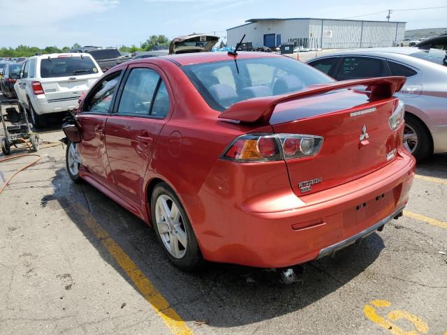 JA32V2FW8EU017323 - 2014 MITSUBISHI LANCER SE RED photo 2