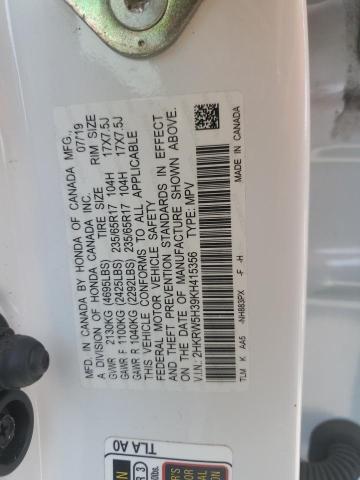 2HKRW5H39KH415356 - 2019 HONDA CR-V LX Beyaz fotoğraf 14