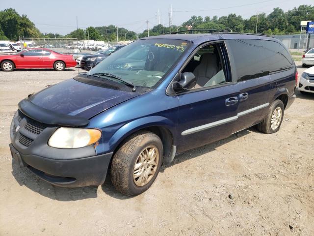 1B4GP34312B595753 - 2002 DODGE GRAND CARA EL BLUE photo 1