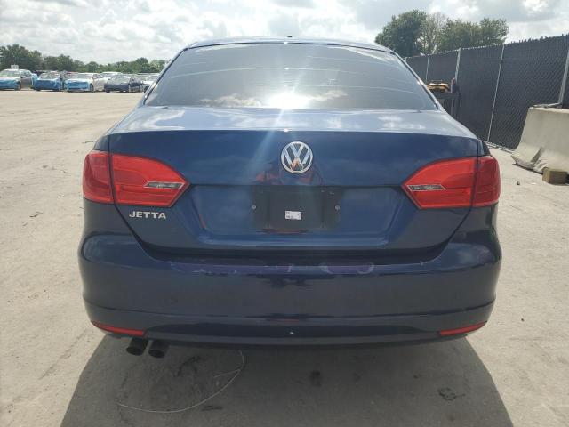 3VW2K7AJ6DM204319 - 2013 VOLKSWAGEN JETTA BASE BLUE photo 6