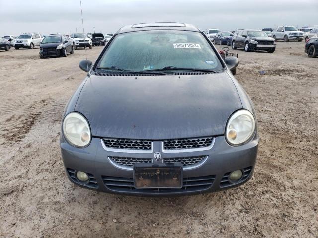 1B3ES56C74D502440 - 2004 DODGE NEON SXT GRAY photo 5