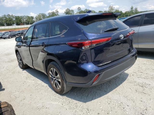 5TDGZRAH8MS050287 - 2021 TOYOTA HIGHLANDER XLE 蓝色 照片 2