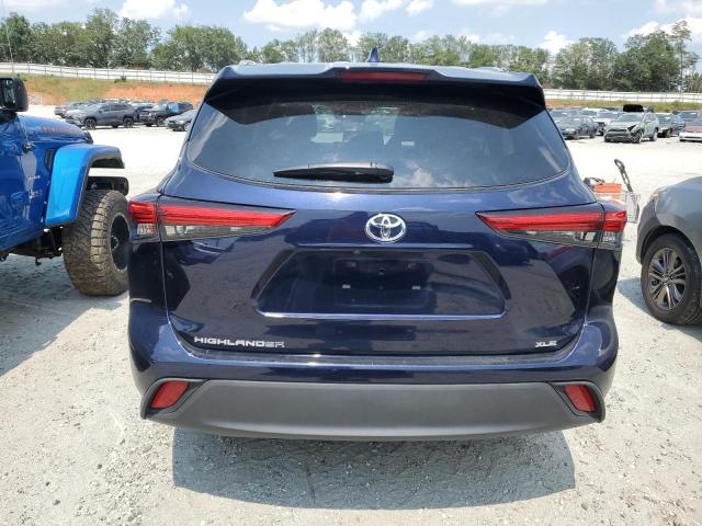 5TDGZRAH8MS050287 - 2021 TOYOTA HIGHLANDER XLE 蓝色 照片 6