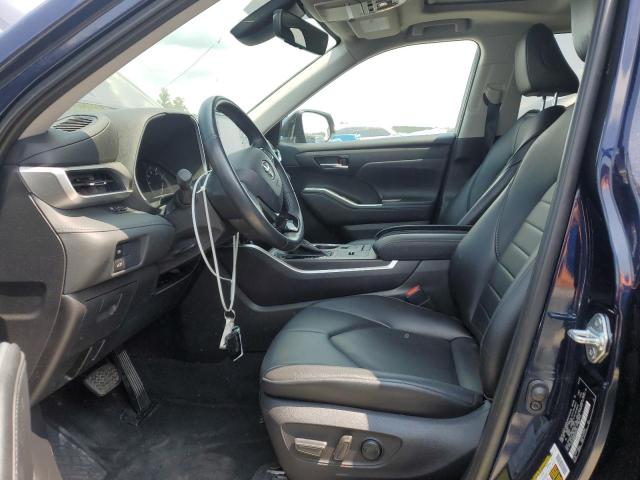 5TDGZRAH8MS050287 - 2021 TOYOTA HIGHLANDER XLE 蓝色 照片 7