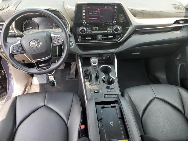 5TDGZRAH8MS050287 - 2021 TOYOTA HIGHLANDER XLE 蓝色 照片 8