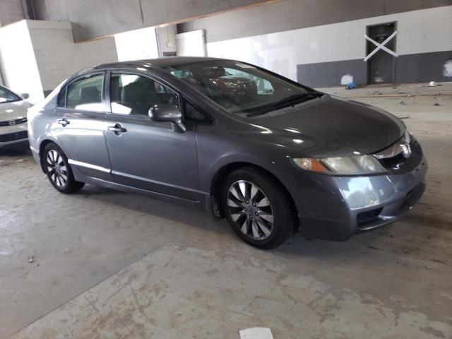 2HGFA16929H351389 - 2009 HONDA CIVIC EXL ნაცრისფერი ფოტო 4